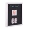 ArtToFrames 12x16 Inch Shadow Box Picture Frame, with a Satin White 1.00" Wide Shadowbox frame and Super White Mat Backing (4655)